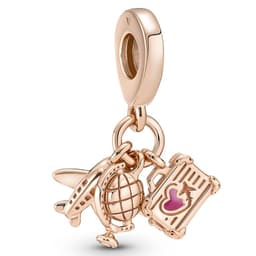 Charm Colgante Avion Globo Y Maleta Mujer