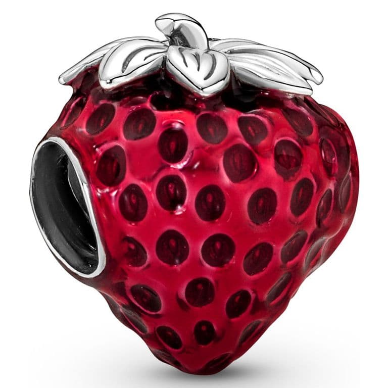 Charm Fresa Con Semillas Mujer Rojo