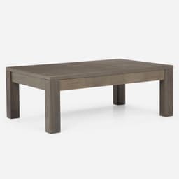 Mesa De Centro Rectangular New Sapelly Ceniza