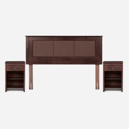Set Muebles Rachel 2 Plazas Chocolate Cafe