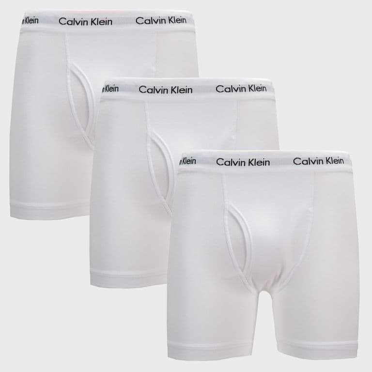 Pack De 3 Boxer Hombre Blanco S