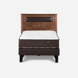 Cama Europea New Ergo T 1.5 Plazas x 2.00 mt + Respaldo Ferrara Taffy