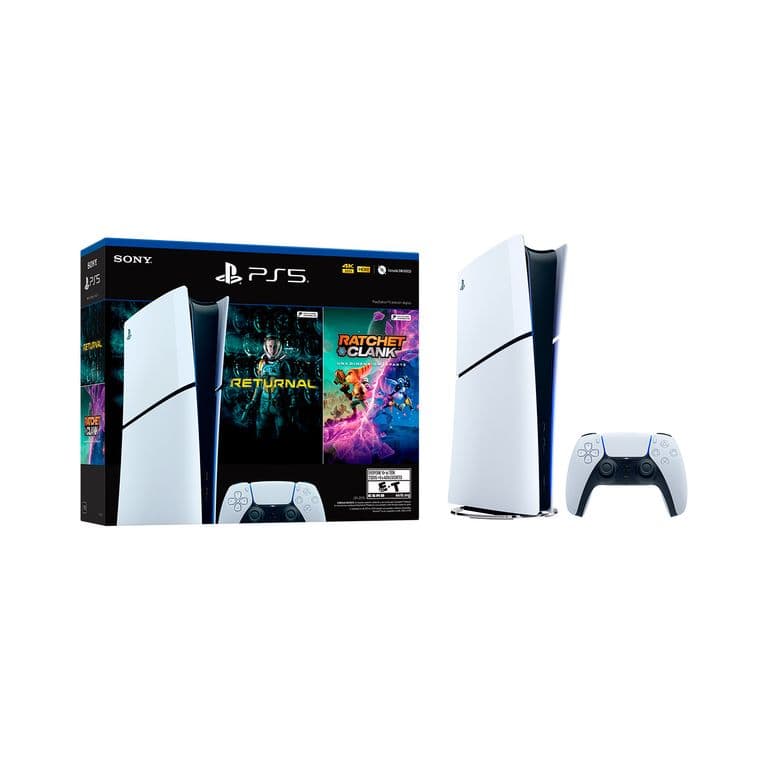 Consola PS5 Slim Digital + 2 Jgos