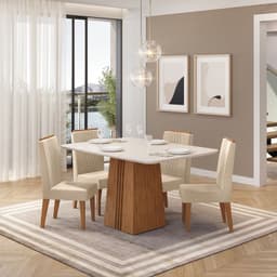 Juego De Comedor Italia Lia 4 Sillas