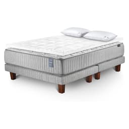 Cama Hybrid Super King Visco + Top + Almohadas