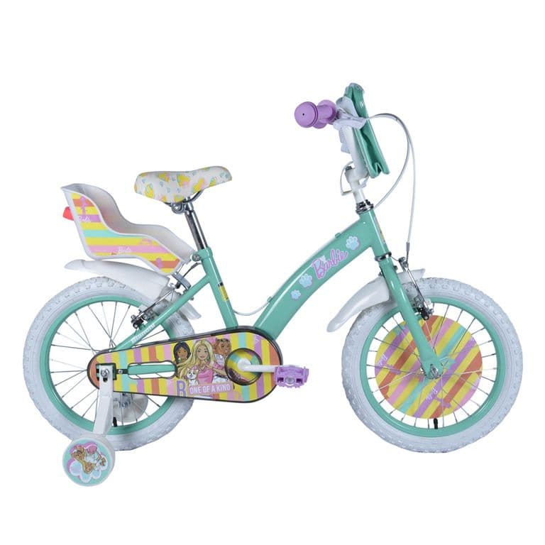 Bicicleta Infantil Barbie Aro 16 Verde