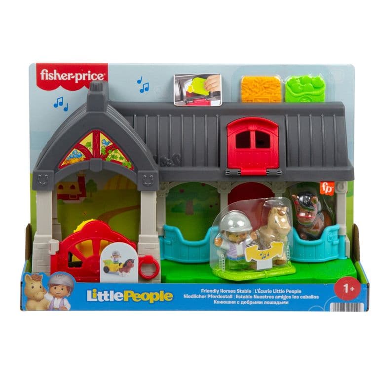 Little People Juguete para Bebes Establo de Animalitos