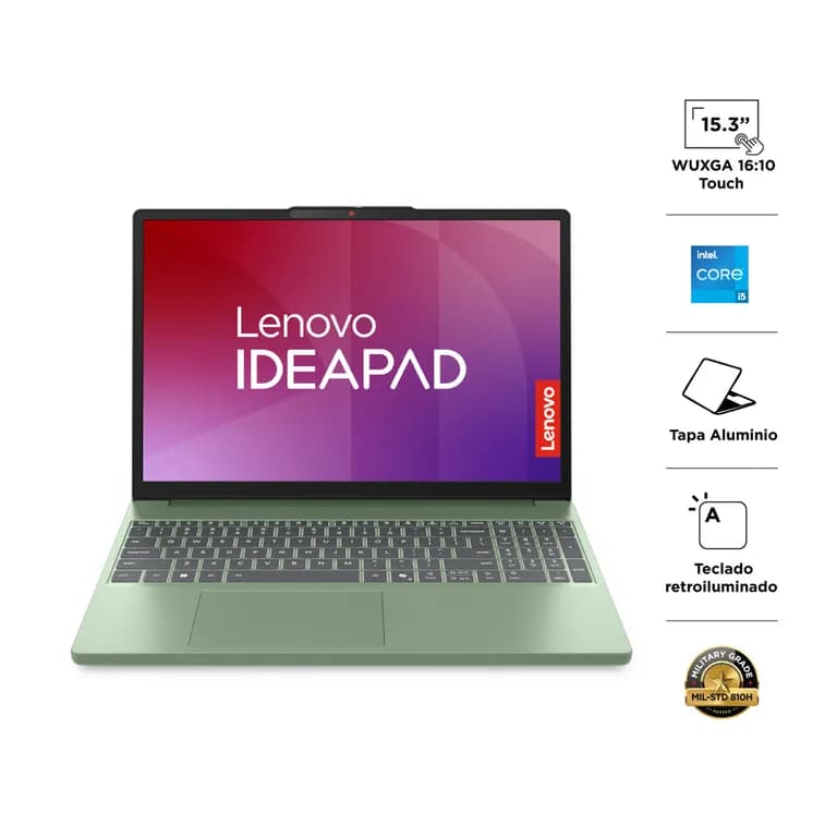Notebook Ideapad Slim 3 Gen 10 Tactil Intel Core i5-13420H 8GB RAM 512GB SSD 15,3 WUXGA