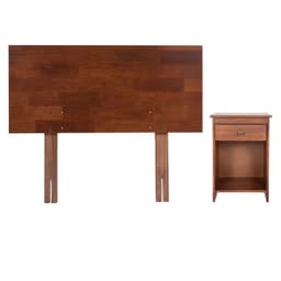 Set De Muebles Tabor 1.5 Plazas Caramelo