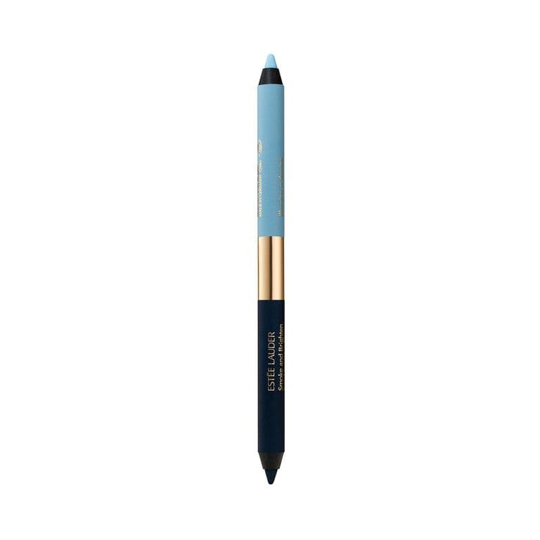 Delineador De Ojos Smoke And Brighten Kajal Eyeliner Duo Marine / Sky Blue Estee Lauder