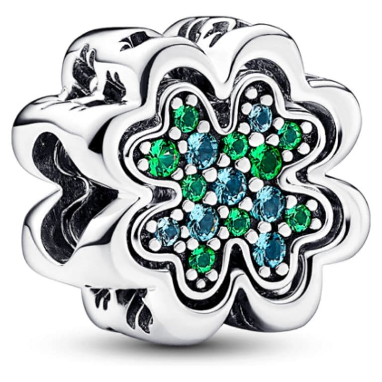 Charm Trebol Hojas Divisible Mujer