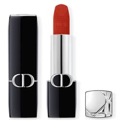 Labial Rouge Dior - Barra de labios larga duracion, tratamiento hidratante - acabado aterciopelado 777 Fahrenheit acabado aterciopelado