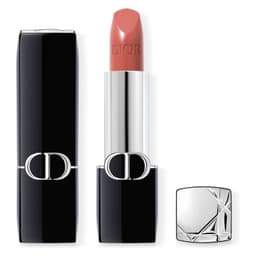 Labial Rouge Dior - Barra de labios larga duracion, tratamiento hidratante - acabado satinado 100 Nude Look acabado satinado