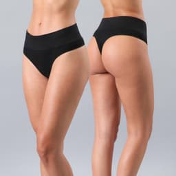 Pack 2 Calzones Colaless Mujer Negro S