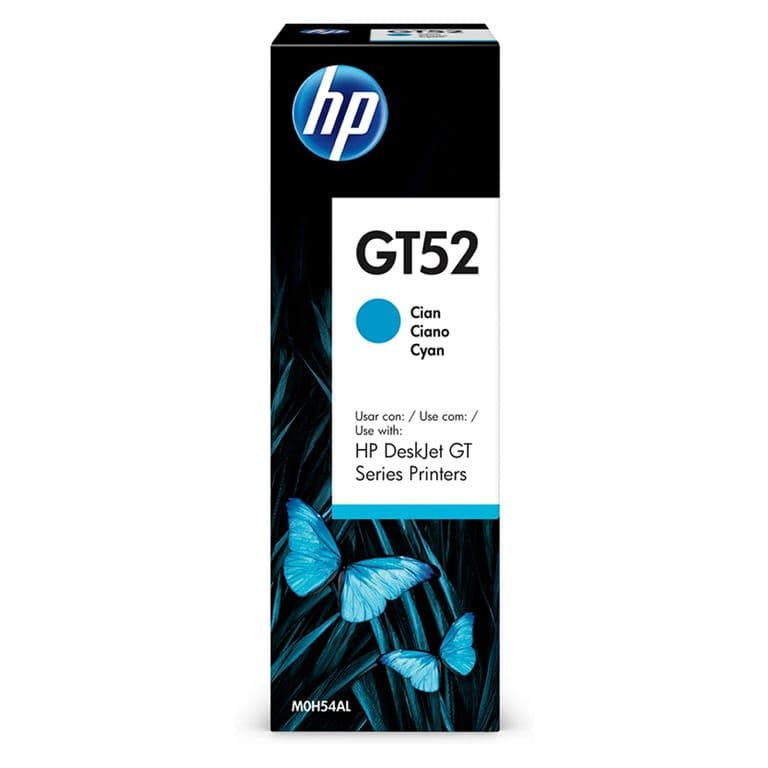 Botella De Tinta Original GT52 Cian