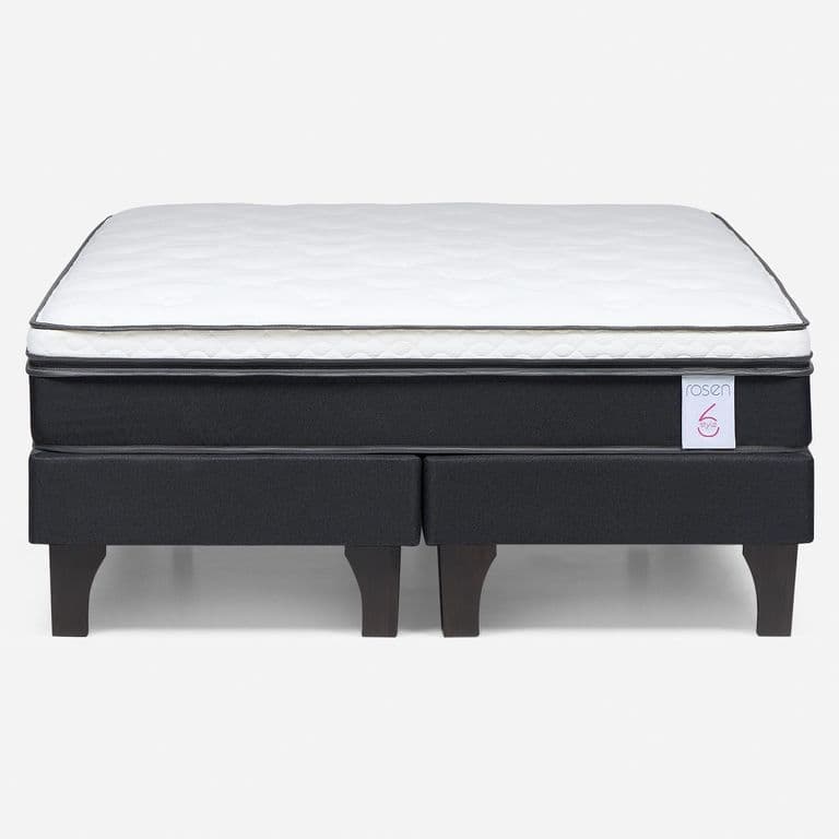 Cama Europea New Style 6 2 Plazas X 2.00Mt BASE DIVIDIDA