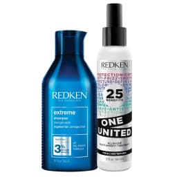 Set Reparacion Cabello Danado Extreme Shampoo 300ml + One United 150ml