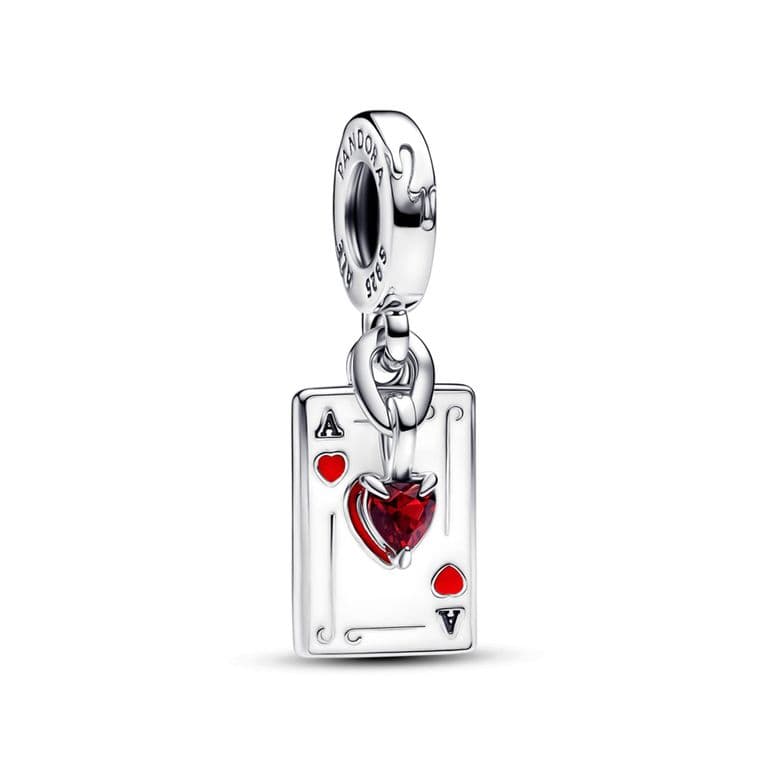 Charm Colgante Doble Reina De Corazones Villanos De Disney Mujer