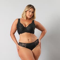 Sosten Encaje Mujer Negro 40C