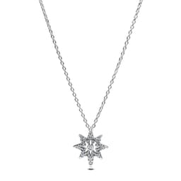 Collar Estrella Polar De Plata Mujer