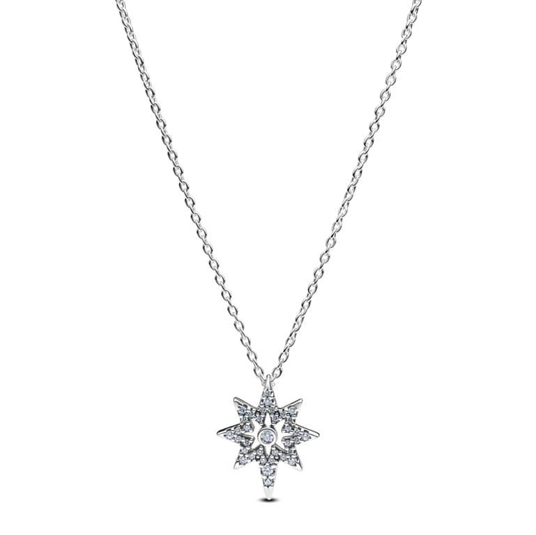 Collar Estrella Polar De Plata Mujer
