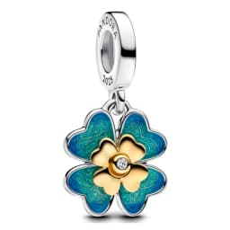 Charm Trebol De Cuatro Hojas De Plata Mujer