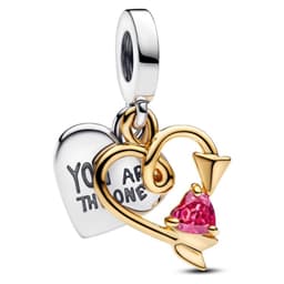 Charm Doble Corazon Grabable TU Mujer