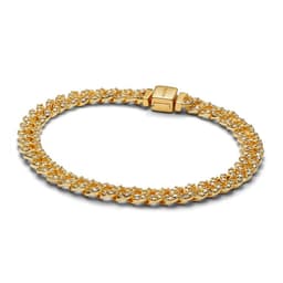 Brazalete Cubana Mujer Dorado 16
