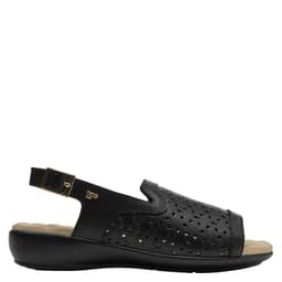 Sandalia Mujer Cuero Negro 36 CL