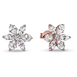 Aretes de Boton Herbario Mujer