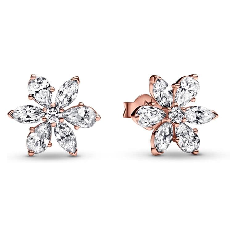 Aretes de Boton Herbario Mujer