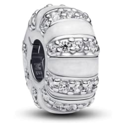 Charm de Clip Esmalte y Gemas Mujer