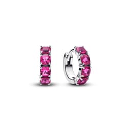 Aretes de Aro Rosa Mujer