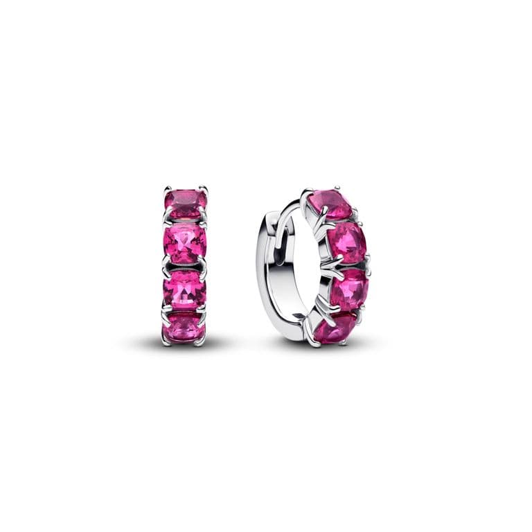 Aretes de Aro Rosa Mujer