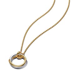 Collar Con Colgante Forma Organica Mujer