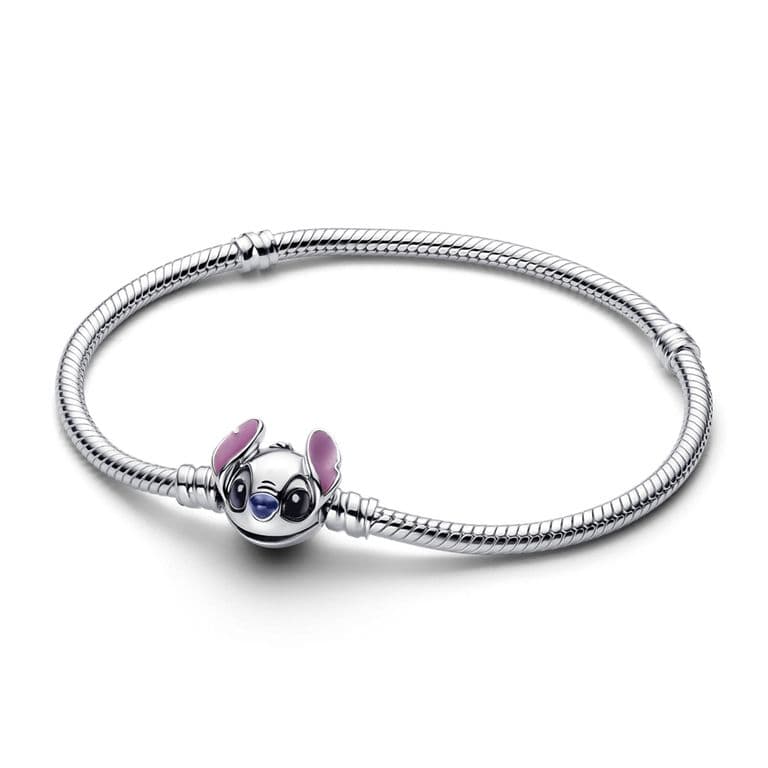 Brazalete de Stitch Disney Mujer Plateado 17