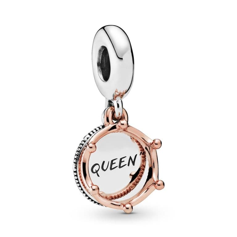 Charm Colgante Reina Y Corona Real Mujer
