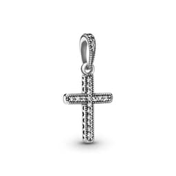 Colgante en Plata de Ley Cruz Mujer