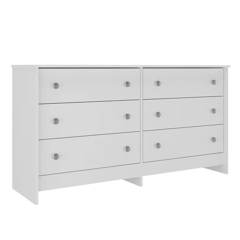 Comoda Duplex 6 Cajones Blanco