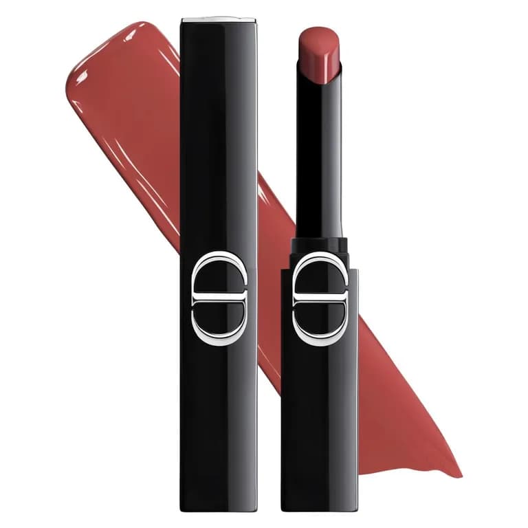 Labial Rouge Dior On Stage - Barra de labios brillante de larga duracion 390 Redwood Star