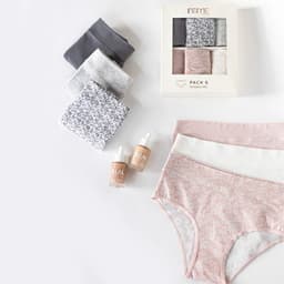 Pack 6 Pantaletas Mujer Rosado S