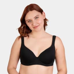 Sosten Algodon con Arco Y Padding Mujer Negro 40C
