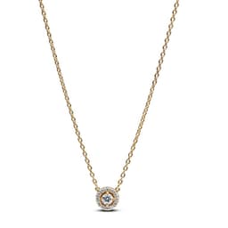 Collar Halo Redondo en Pave Mujer