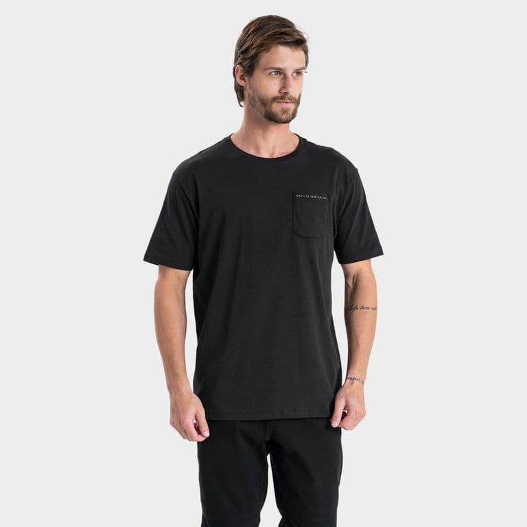 Polera Hombre Negro S