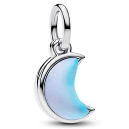 Charm Colgante Doble Luna Creciente Mujer