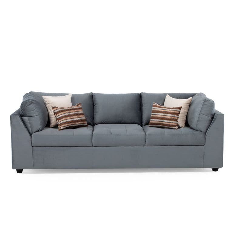 Sofa Salah Felpa Gris Oscuro