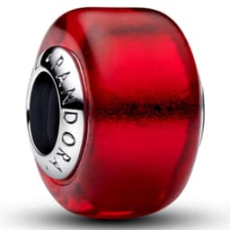 Charm de Cristal Murano Rojo Mujer