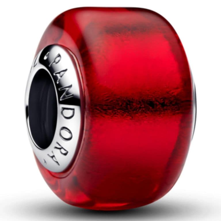 Charm de Cristal Murano Rojo Mujer