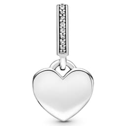 Charm Colgante Corazon Grabable