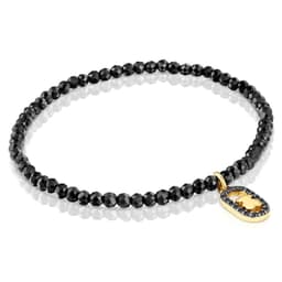 Pulsera Elastica con Espinelas y Bano de Oro 18 Kt Sobre Plata Camille Mujer